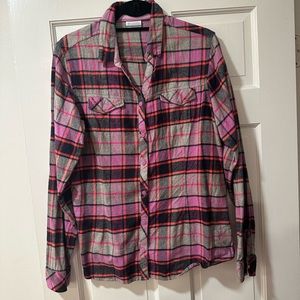 Columbia Womens Flannel button down shirt